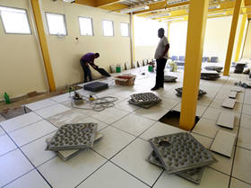 Obras em fase final - Foto: Érica Ramalho