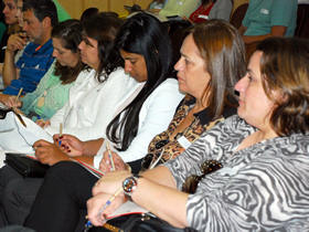 Gestores públicos acompanham palestra - Foto: Jeferson Hermida