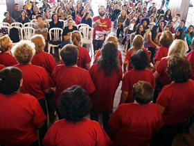 O 'Coral Cantores da Serra' abre a semana da diversidade - Foto: Marcelo Ferreira