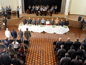 Solenidade de premiação do 30º Batalhão da Polícia Militar, em Teresópolis - Foto: Roberto Ferreira