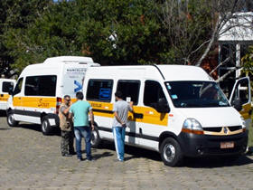 Vistoria semestral das vans escolares - Foto: Marcelo Rosa