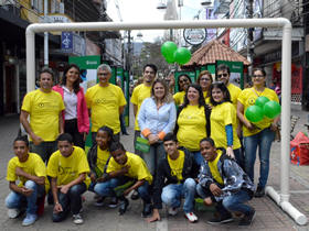 O Grupo do Projeto Olhares - Foto: Roberto Ferreira