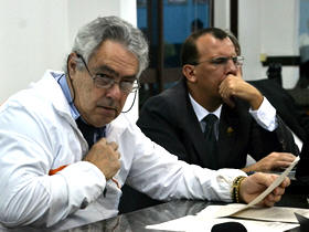 Vereadores Dr. Carlo e Cludio Mello - Foto: AssCom CMT