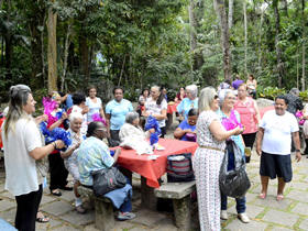 Caminhada, sorteio de brindes, trilhas e ginástica, além de piquenique - Foto: Roberto Ferreira