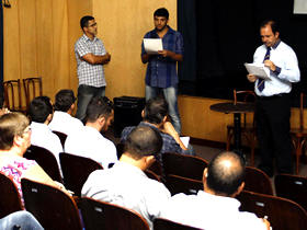 Nilton Canto em reunião com contadores - Foto: Francisco Vicente