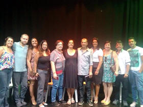 Representantes municipais no Frum de Cultura em Terespolis - Foto: PMT