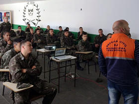 Tiro de Guerra participa de curso de Defesa Civil - Foto: divulgação