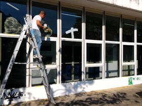 Limpeza da Casa de Cultura - Foto: Sec. de Cultura - PMT