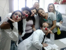 A arte do palhao em ambientes hospitalares - Foto: Unifeso
