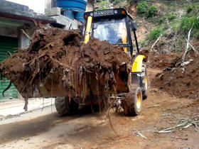 Trecho da estrada de Estrelinha, em Bonsucesso - Foto: PMT