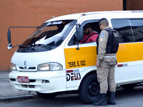 Fiscalizao 'surpresa' no transporte escolar- Foto: PMT