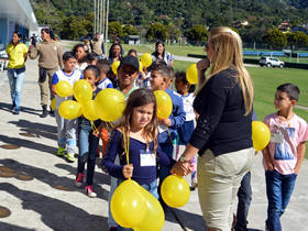 Estudantes visitaram a CBF - Foto: PMT