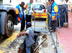 Rede de drenagem na Rua Waldir Barbosa Moreira - Foto: PMT