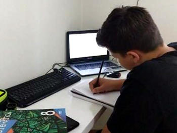 Ensino não presencial - Foto ilustrativa
