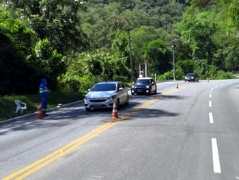Obras na serra de Teresópolis - Foto de arquivo