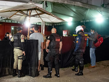 Equipes em ação de fiscalização - Foto: AsCom PMT