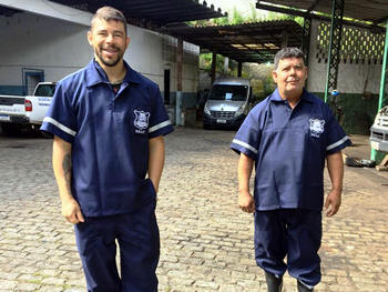 Servidores municipais do setor de transportes da Prefeitura de Teresópolis - Foto: AsCom PMT