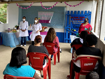 Outubro Rosa no interior de Teresópolis - Foto: AsCom PMT