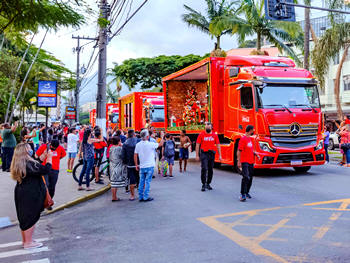 Coca-Cola Caminhão de brinquedo da Coca-Cola - Natal - 2001