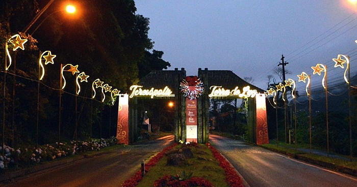 Pórtico de entrada - Teresópolis RJ - Imagem de arquivo