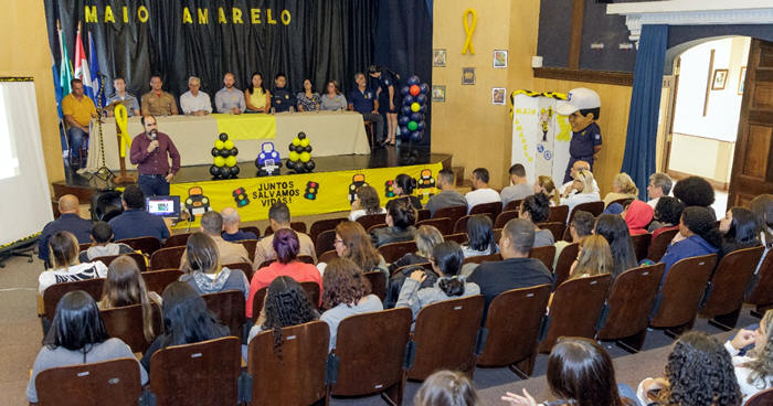 Solenidade de lançamento reuniu diversas autoridades - Foto: AsCom PMT