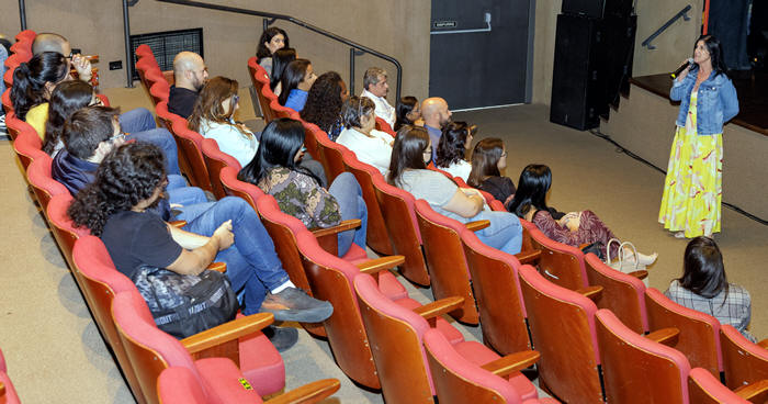 palestra inaugural da formação de professores para o JEPP - Foto: AsCom PMT