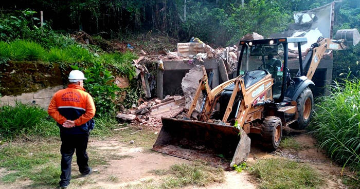 Nova etapa do programa de demolição de casas com laudos de interdição permanente - Foto: AsCom PMT