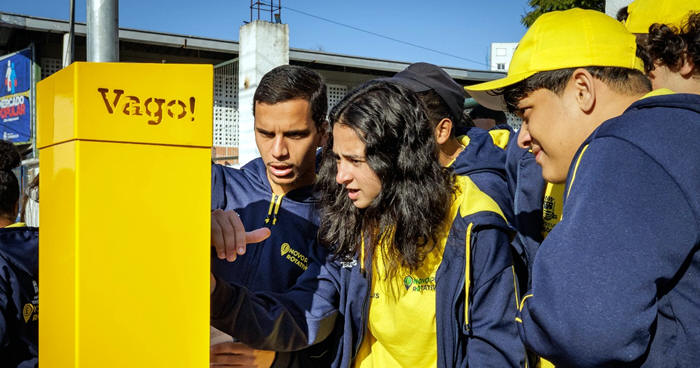 Guardadores uniformizados, selecionados pelo novo 'Promaj Rotativo' - Foto: AsCom PMT