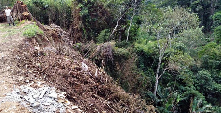Rua Gustavo Perret, no Jardim Salaco, Teresópolis - Foto: AsCom PMT