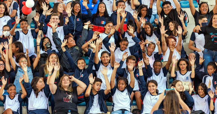 Festa de encerramento e premiação dos jogos estudantis de Teresópolis - Foto: AsCom PMT