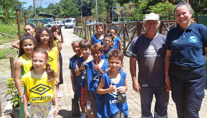 Semana da Colônia de Férias, promovida pela Guarda Civil Municipal de Teresópolis - Foto: AsCom PMT