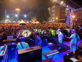 Shows lotaram o espaço no Centro - Foto: AsCom PMT
