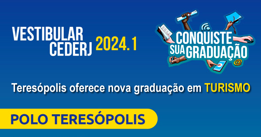 Inscrições para o vestibular do CEDERJ 2024.1 estão abertas até o próximo dia 12/11 - Imagem: Divulgação