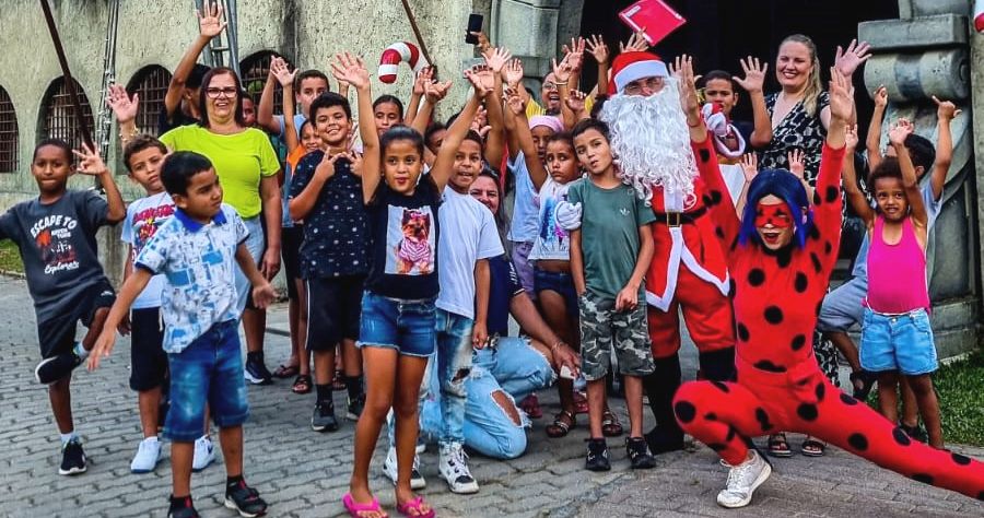 Hotel Le Canton recebeu as crianças - Foto: AsCom PMT