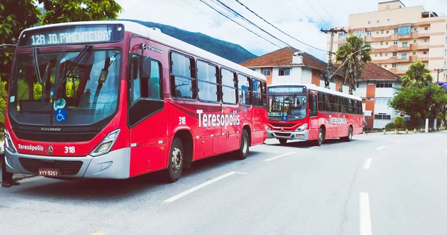 Coletivos da Viação Dedo de Deus - Foto de arquivo