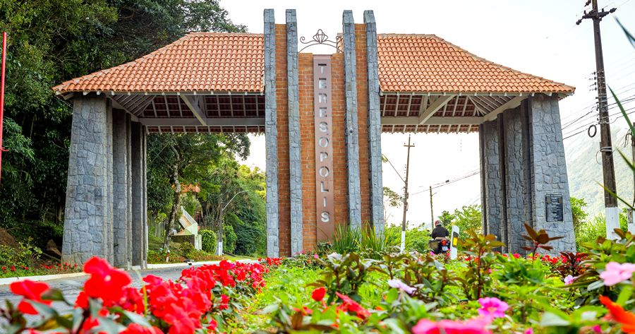 Pórtico de entrada de Teresópolis - Foto de arquivo AsCom PMT