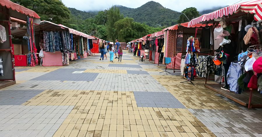 Feirinha de Teresópolis ainda em obras - Foto: Portal Terê