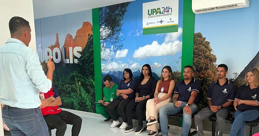 A capacitação contempla todos os funcionários da UPA em Teresópolis - Foto: AsCom PMT