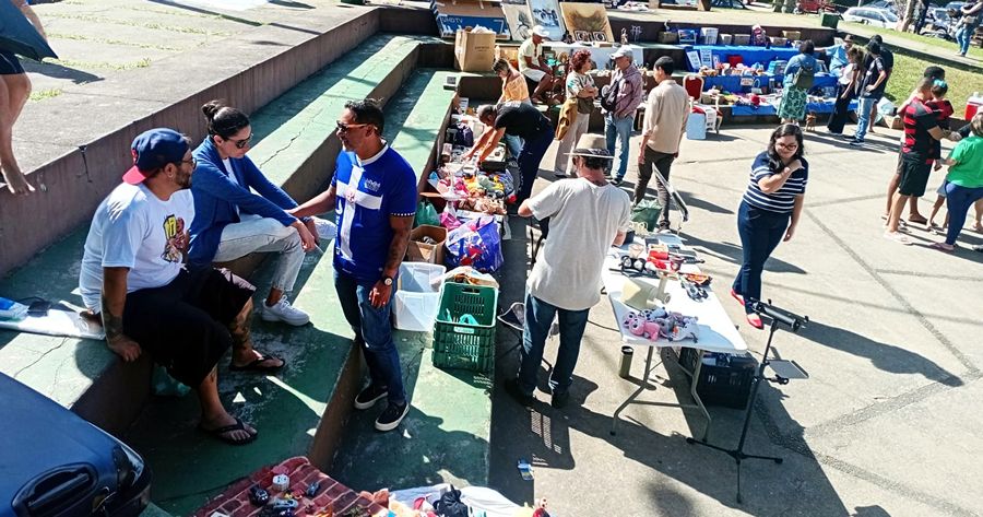 Feira do Rolo movimenta o anfiteatro da Casa de Cultura de Teresópolis - Foto: AsCom PMT