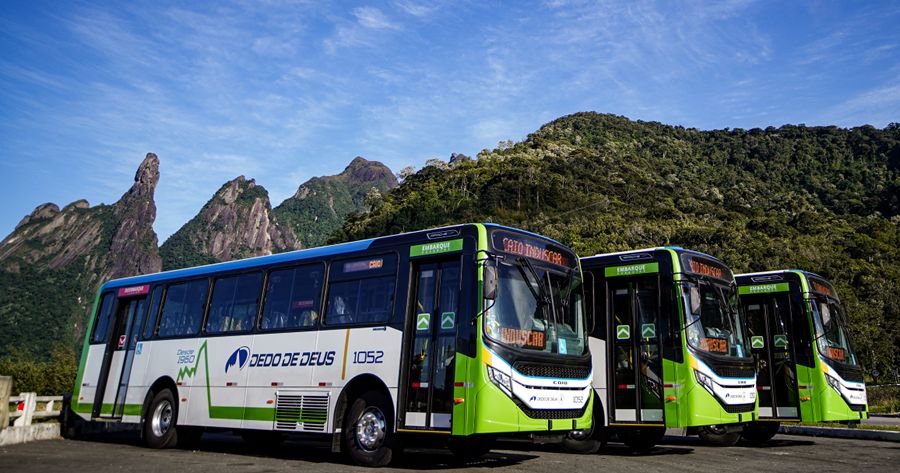Novos ônibus para a renovação de frota de Teresópolis - Foto: AsCom Viação Dedo de Deus