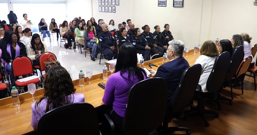 Comemoração aos 19 anos da Lei Maria da Penha em Teresópolis - Foto: AsCom PMT