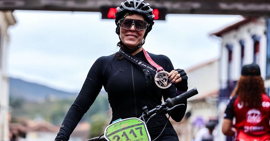 Danielle Xavier de Teresópolis, brilhou na edição 2025 do Iron Biker Brasil - Foto: Divulgação